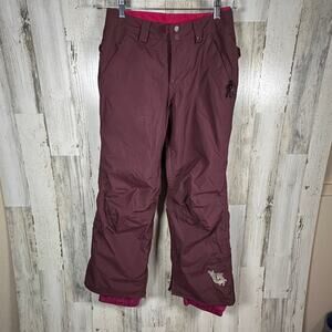 Burton Women’s Downtown Insulated Snow Pants – Burgundy – Size XS – MSRP $179